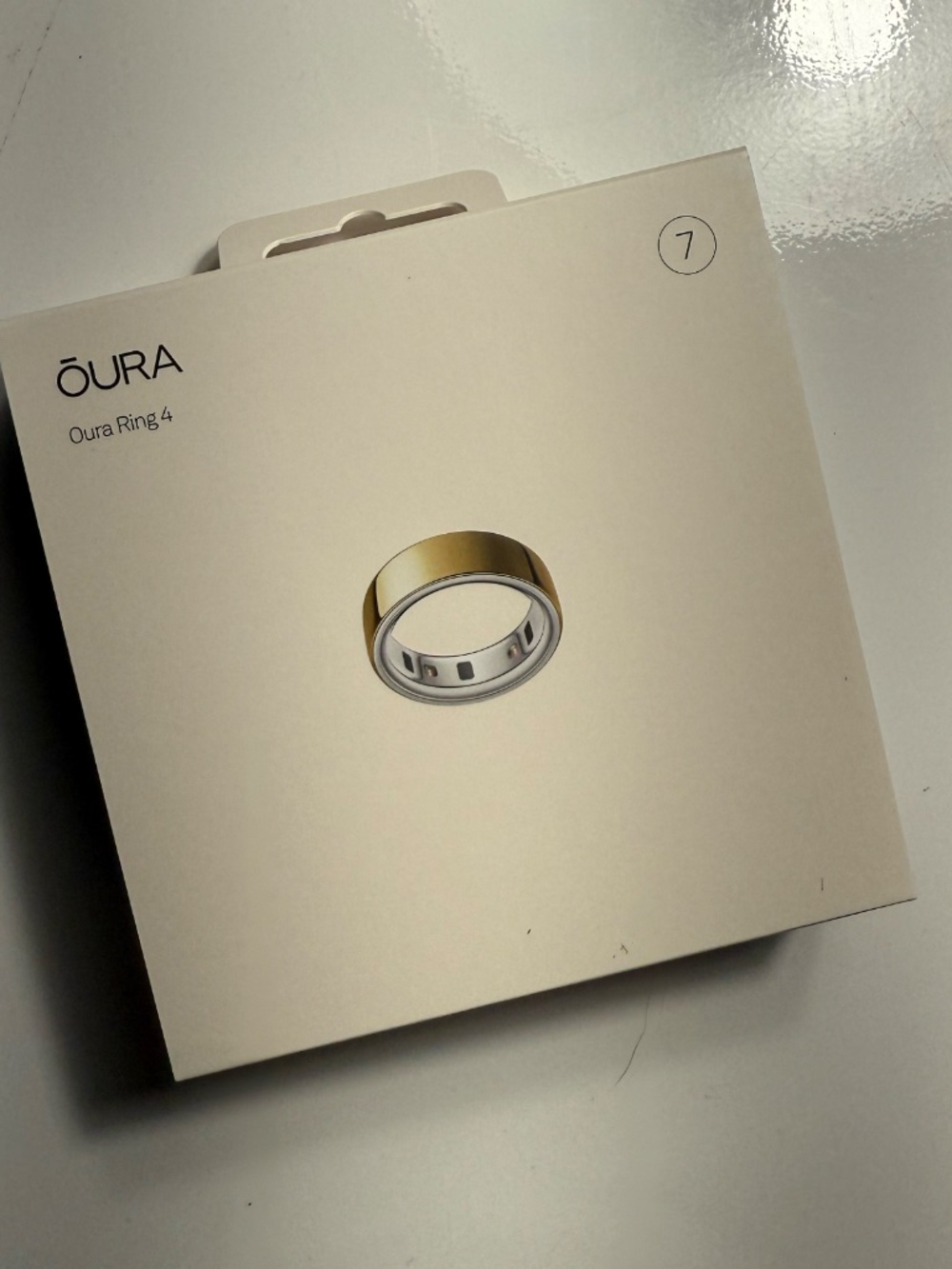 Oura Ring 4 - Gold - Size 7 - Brand New